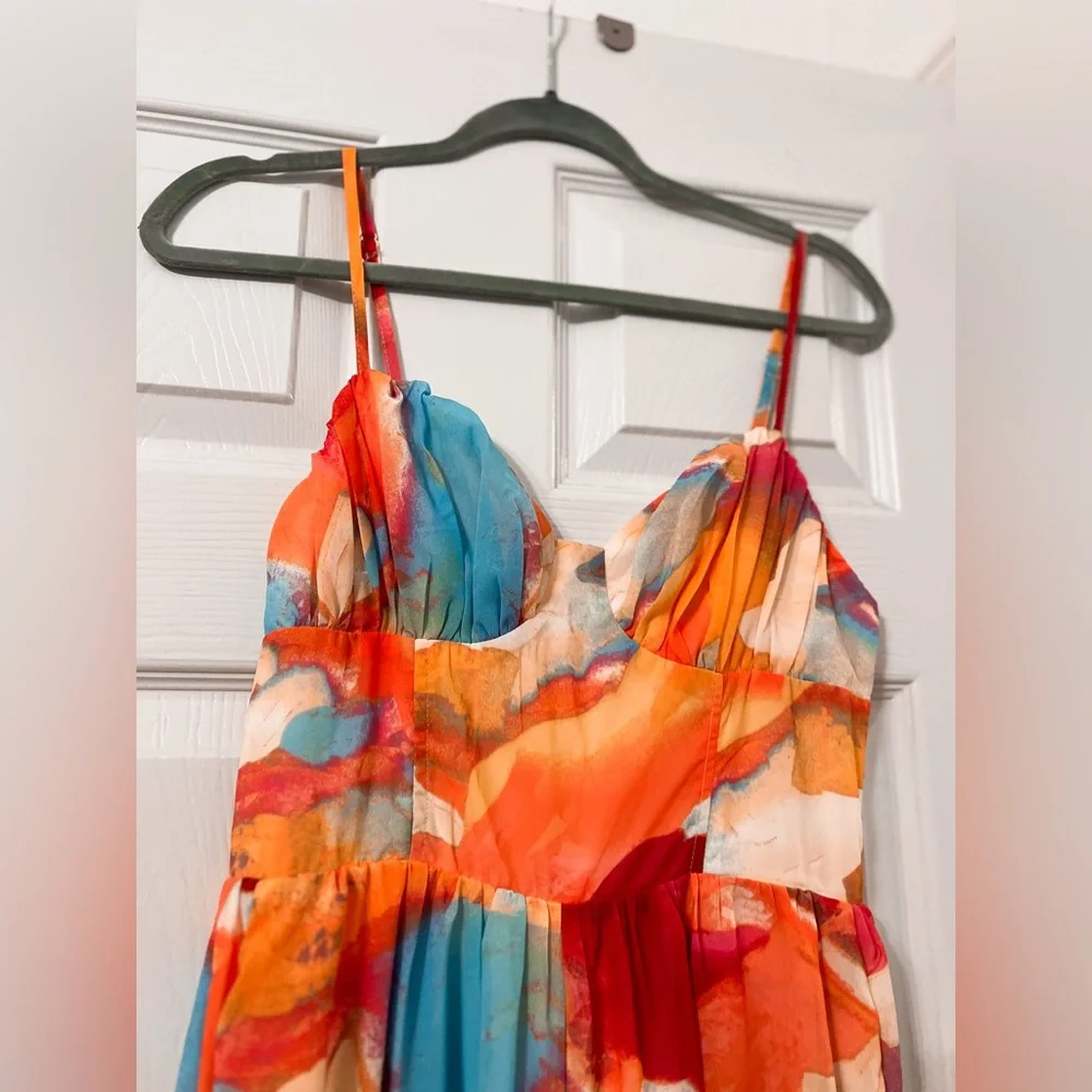 Baltic Born “Shea” Multi Colored Jumpsuit NWT - Picture 6 of 12